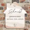 Beige lagen - Sierlijk Naambord Huisje klein -sfeer6