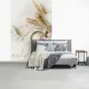 Bloem - Hout - Tarwe fotobehang vinyl groot -slaapkamer