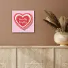 Liefde - Hart - Valentijn aluminium wit klein -sfeer4