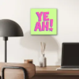 Groen - Neon - Quote aluminium wit klein -sfeer5