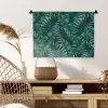 Bladeren - Jungle - Tropical Wandkleed katoen klein -sfeer5
