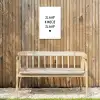 Slaap kindje slaap - Spreuken - Quotes Tuinposter op houten frame 2 cm dik klein -sfeer4