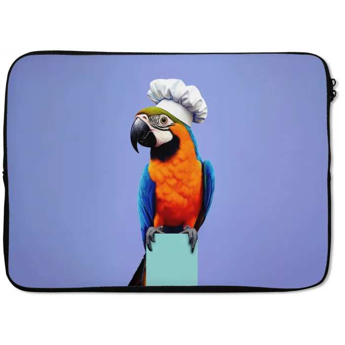 Papegaai - Koksmuts - Vogel - Leuk laptophoes neopreen klein -zkaufland3dotto