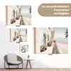 Terras - Stoelen - Strand - Beige tuinposter los doek klein -Xsfeer9_DE