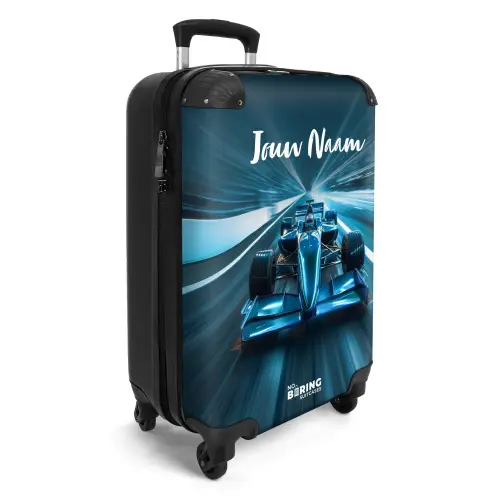 Blazing blue NBS - Handbagage koffer - Kinderen Unisex middel -productfoto_3d