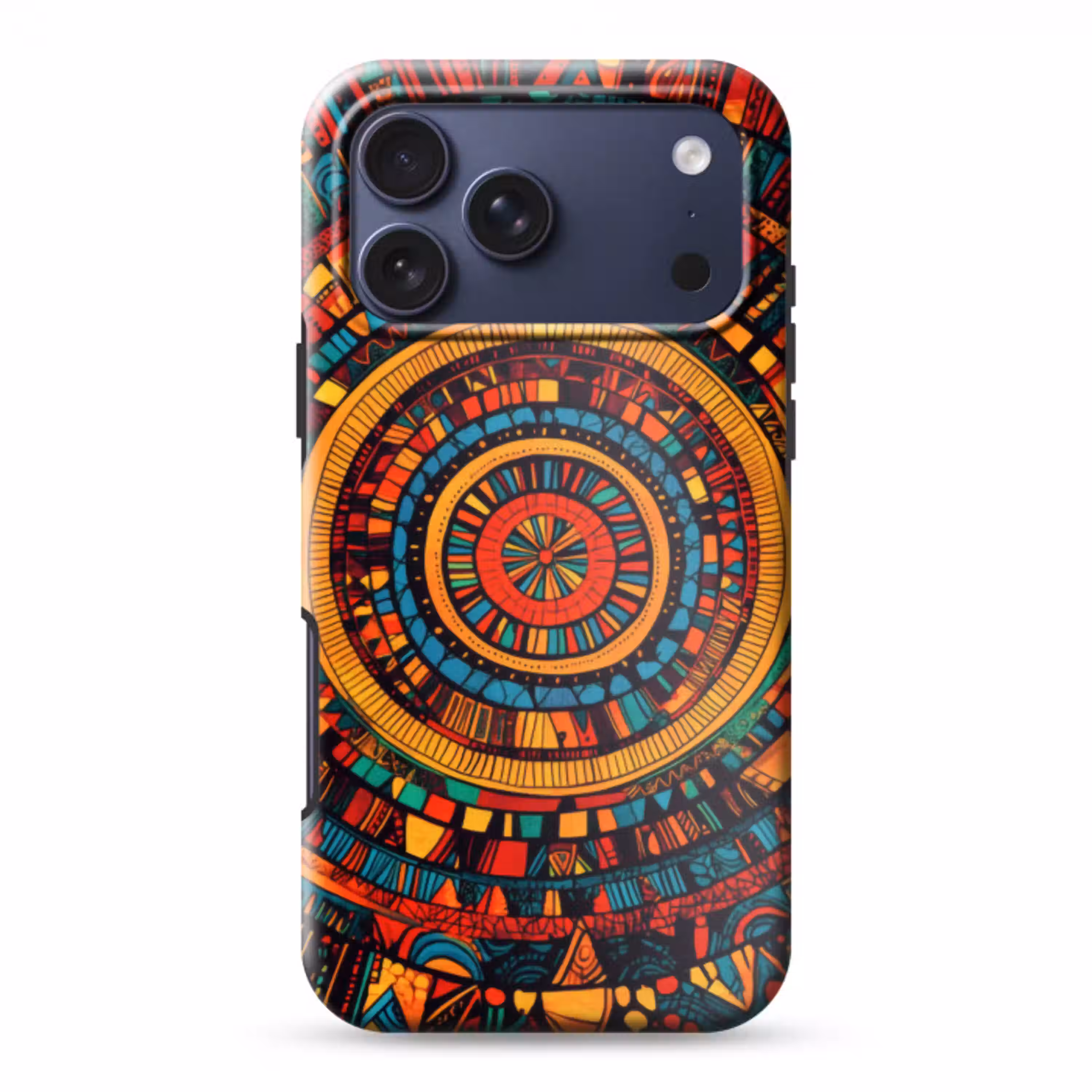 Mandala - Cirkels - Patronen Toughcase MagSafe Apple iPhone 17 Pro Max klein -3d