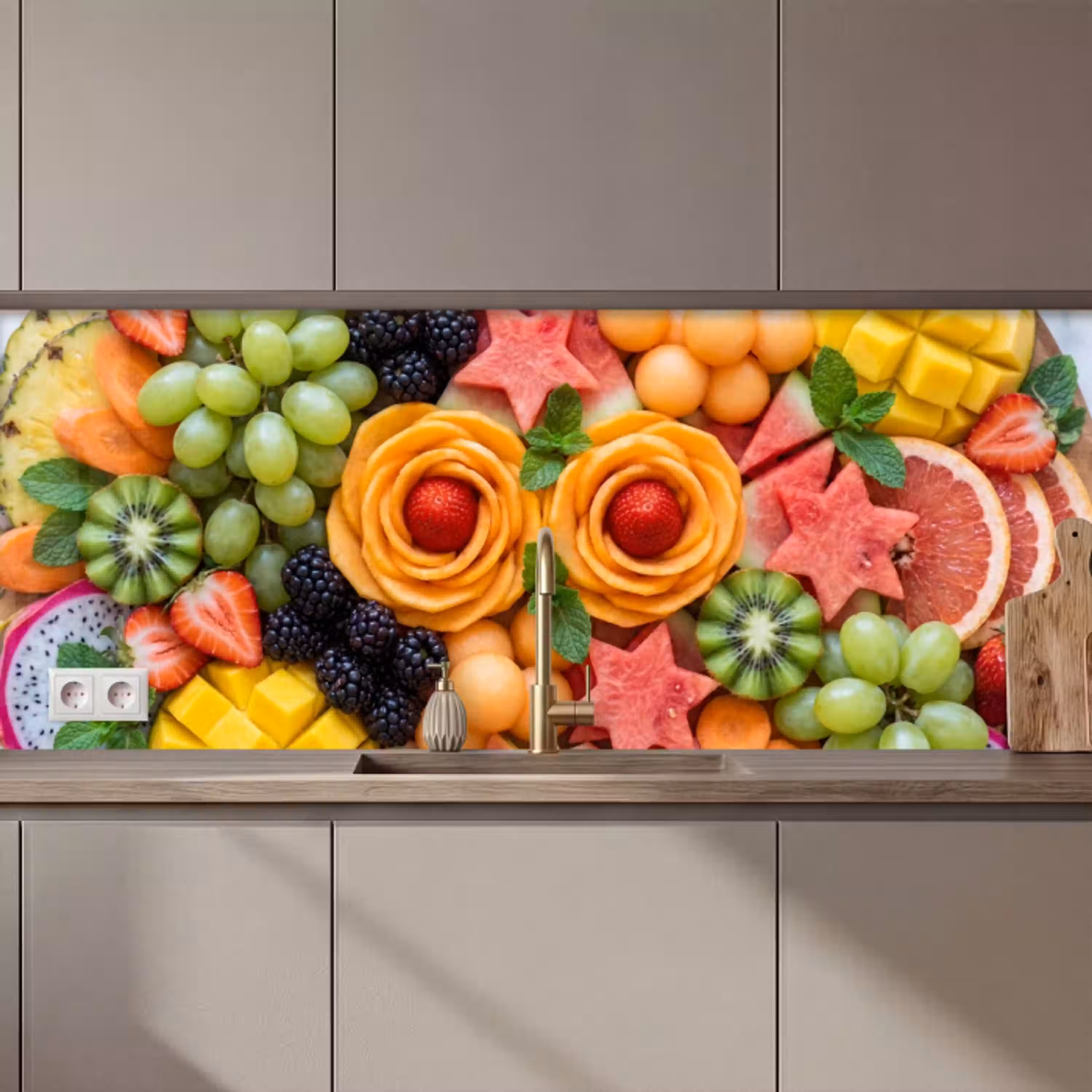 Fruit - Variatie - Kleurrijk - Vers - Eten keuken achterwand 2 middel zz_3dshopping