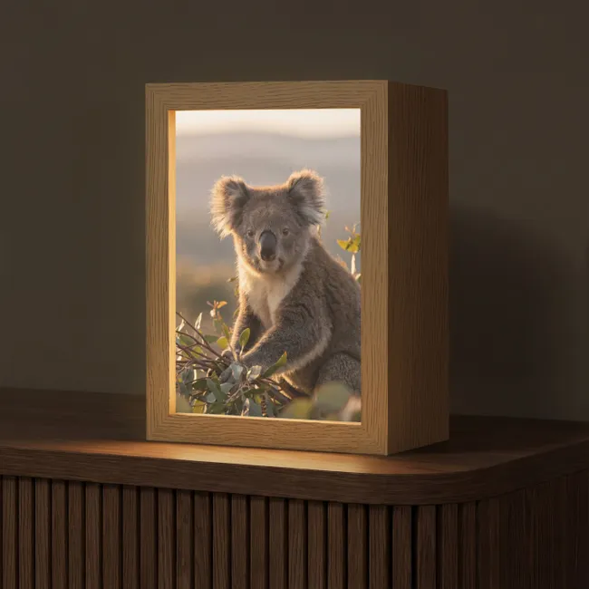 Tafellamp - Koala - Bladeren - Ochtendlicht