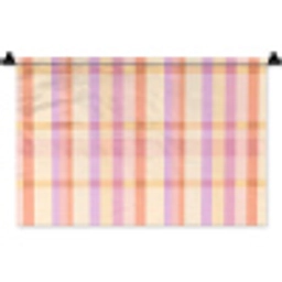 Pastel - uitpatroon - Geometrisch Wandkleed katoen klein 269 -zz3d