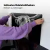 Schotse hooglander - Zwart - Wit Inductie beschemer met haakjes klein -ky-ophangen-de