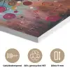 Levensboom - Bloemen - Roze - Hippie - Kunst PET vilt klein -closeup_NL