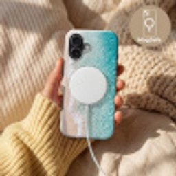 Kust - Zand - Blauw Toughcase MagSafe Apple iPhone 17 klein -USP_MagsafeV