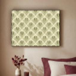 Klassiek - Waaier - Groen Textielframe zwart klein 947 -sfeer1