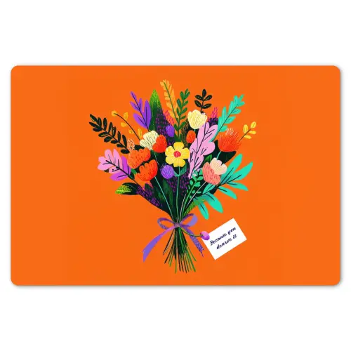 Kaartje - Boeket - Bloemen Placemat vinyl groot -zzsfeer1_Kitchenyeah-website