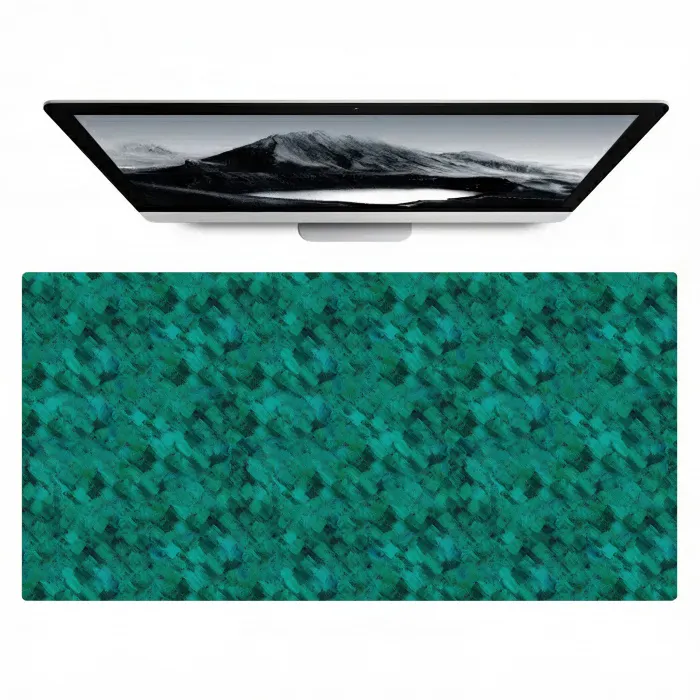 Vloeiend - Olie - Verf - Groen Muismat XXL klein 681 -zzz3d