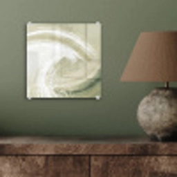 Abstract - Penseelstreken - Golven - Groen plexiglas 5mm klein -sfeer3