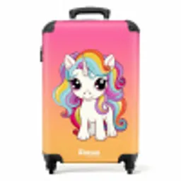 Regenboograkkertje NBS - Handbagage koffer - Unisex middel -productfoto_recht