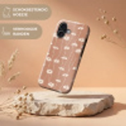Madeliefjes - Subtiel - Terracotta Toughcase MagSafe Apple iPhone 17 klein 1017 -USP_RandenV_NL