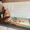 Nachtlandschap - Kamelen - Sterren - zandduinden Inductie beschermer vinyl 3mm klein -sfeer3