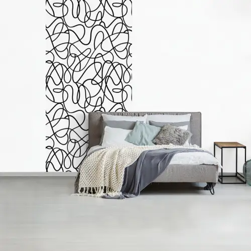 Lustlijnen - Vloeiend - Energiek fotobehang vinyl groot 64 -slaapkamer