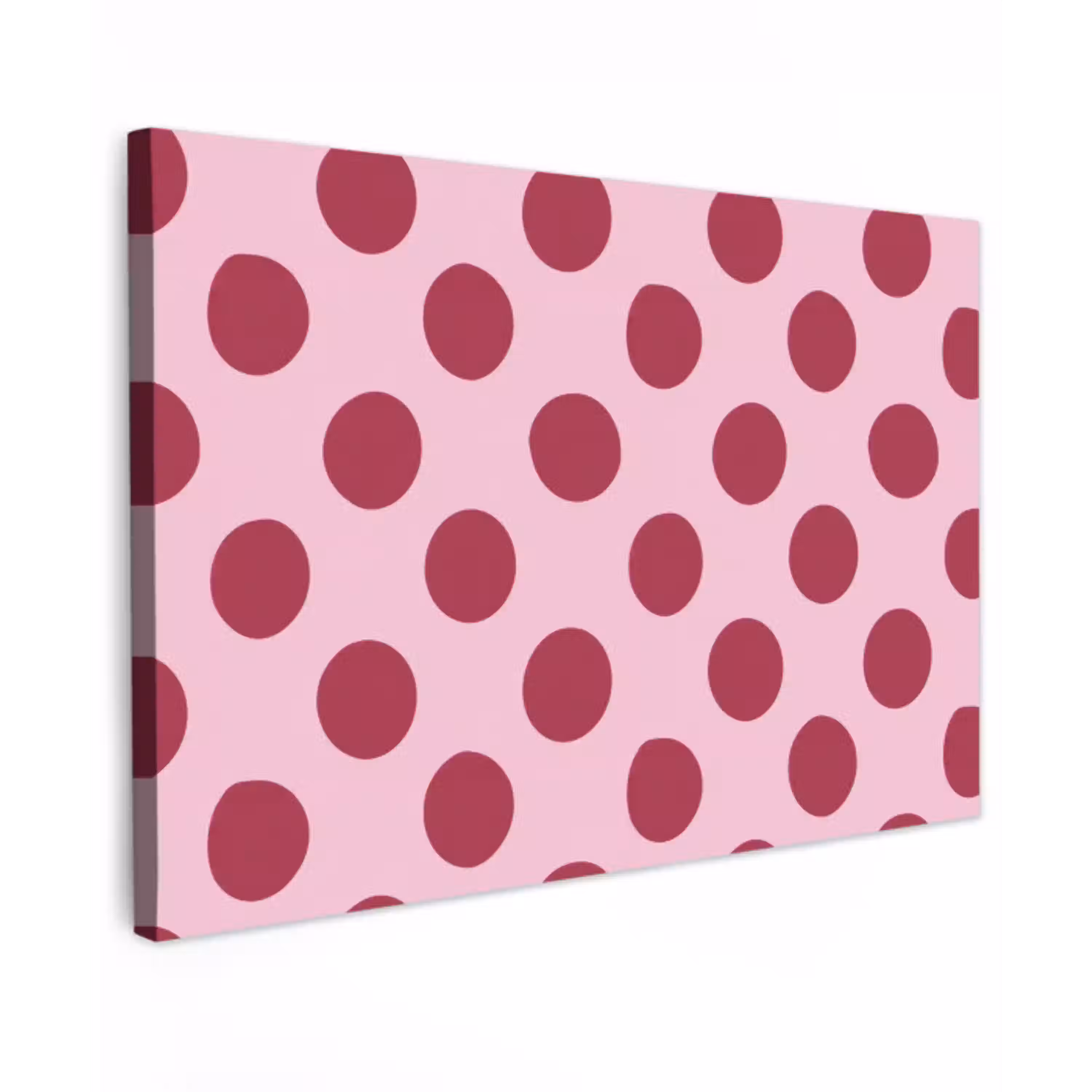 Stippen - Patroon - Bordeaux canvas 2cm klein 34 -z3d