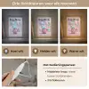 Monster - Pastel - Roze - Snoep Light Box met kabel (Kinderlampje) klein -USP_lichtkleurNL