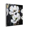 Bloemen - Wit - Abstract aluminium wit klein -3d