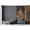 Boeddha - Mantra - Meditatie - Spiritueel - Koper fotobehang vinyl groot -bank