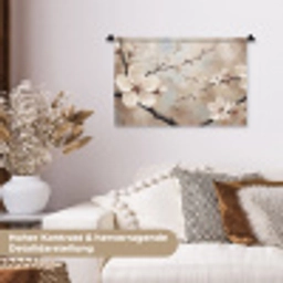 Bloesem - Takken - Schilderij - Beige - Serene Wandkleed katoen klein -tsfeer1_DE
