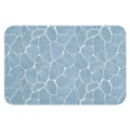 Organisch - Patroon - Blauw Badmat klein 997 -3d