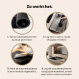 Nachtelijke Flora Symfonie Inductie beschermer vinyl 3mm middel -sfeer9