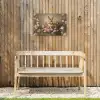 Haas - Stilleven - Bloemen Tuinposter op houten frame 2 cm dik klein -sfeer4