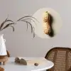 Pinda - Ruw - Beige Wandcirkel behangsticker klein -sfeer3