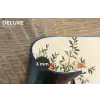 Wijnflessen - Takken - Sinaasappels Placemat vinyl groot -closeup