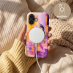 Abstract - Portret - Vrouw - Kleurrijk Toughcase MagSafe Apple iPhone 17 klein -USP_MagsafeV