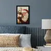 Kerstman - Rendier - Kerst - Christmas fotolijst zwart zonder passe partout klein -sfeer3