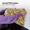Druppels - Organisch - Goud Inductie beschemer met haakjes klein 777 -ky-ophangen-nl
