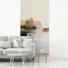 Penseelstreken - Abstract landschap - Rust fotobehang vinyl groot -woonkamer