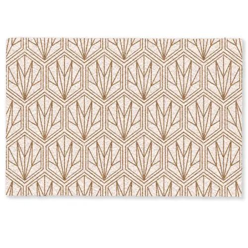 Geometrisch - Patroon - Beige Deurmat klein 898 -zkaufland3d