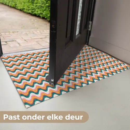 Retro - Disco - Golven - Kleur Deurmat klein 898 -USP_NL