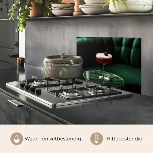 Kers - Cocktail - Rood - Marmer keuken achterwand spatscherm klein -usp_NL
