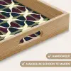 Abstract - Retro - Kleurrijk Dienblad Rechthoek middel 911 -USP_HandgreepNL