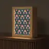 Rolschaatsen - Patroon - Disco Light Box met kabel (Tafellamp) klein 925 -z3d_website