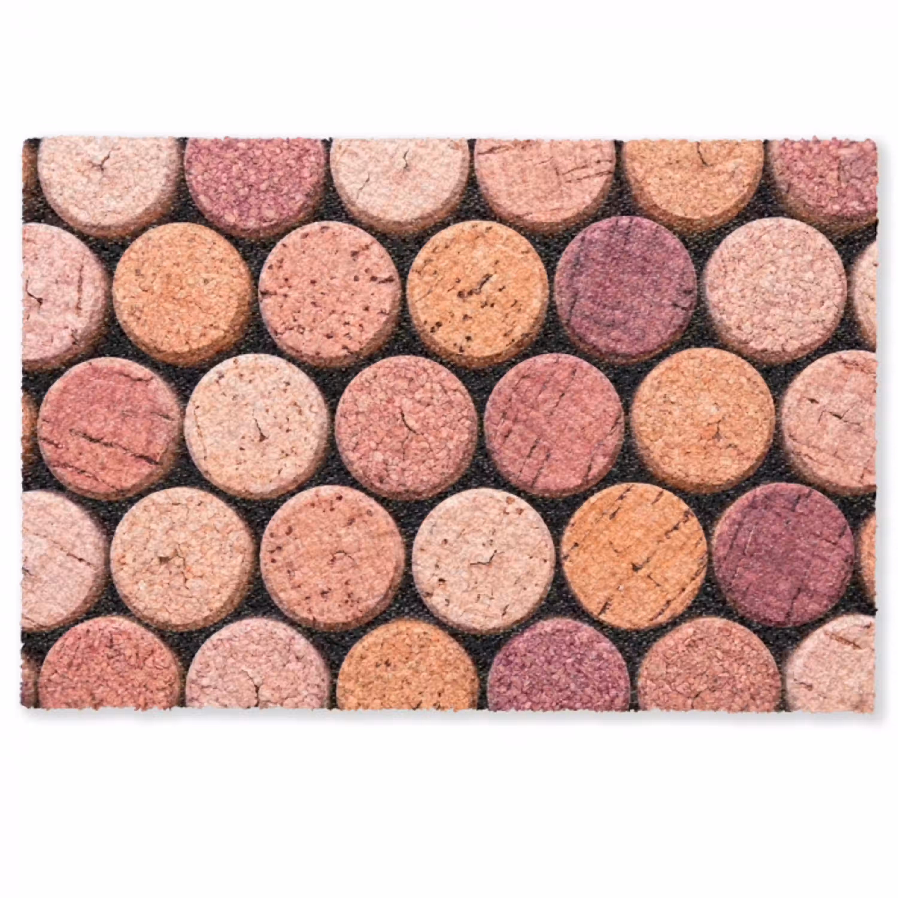 Kurk - Patroon - Abstract - Modern - Rood Deurmat klein -zkaufland3d