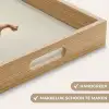 Knoflook - Natuurlijk - Beige Dienblad Rechthoek middel -USP_HandgreepNL