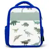 Dino Dynastie Kinderrugzak - Blauw middel -3d