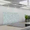 Klassiek - Bloemen - Blauw keuken achterwand spatscherm klein 900 -3d_schuin