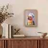 Papegaai - Koksmuts - Nieuwsgierig - Vogel Light Box met kabel (Tafellamp) klein -sfeer2