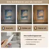 Levensboom - Nacht - Donker - Blauw Light Box met kabel (Tafellamp) klein -USP_lichtkleurNL