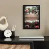 Kerstdecoratie - Geschenken - Hout - Veelkleurig fotolijst zwart zonder passe partout klein -sfeer1